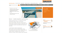 Desktop Screenshot of bauder.cz